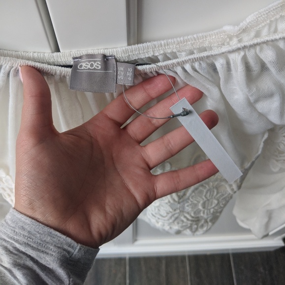 Asos Off Shoulder Crochet Top - Picture 6 of 6